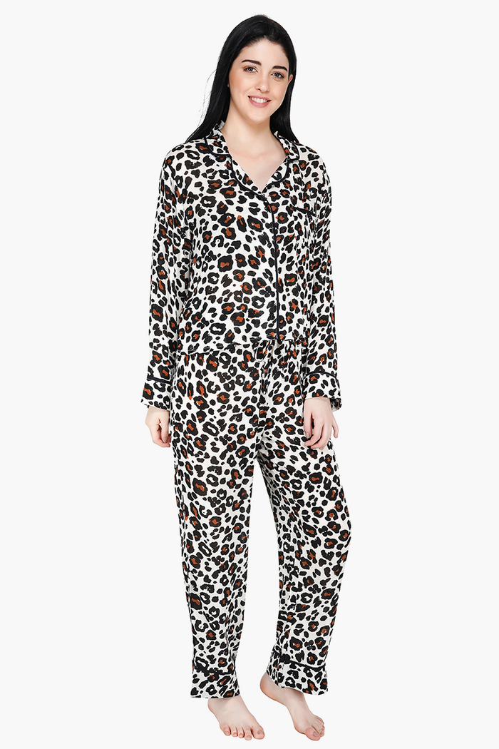 Leopard Printed Women Loungewear Set