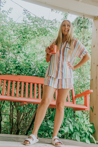 Cool Coastal Nights Loungewear Shorts Set