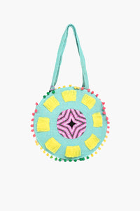 Chateau Rose Round Shoulder Bag