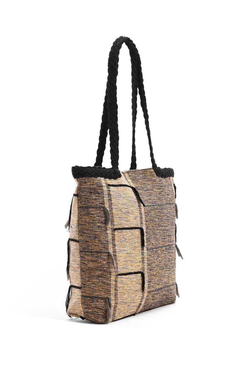 Earthy Elegance Brown Tote Bag