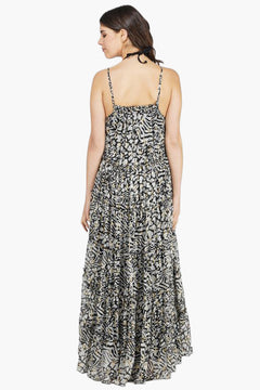 Always Animal Tiered Maxi Dress