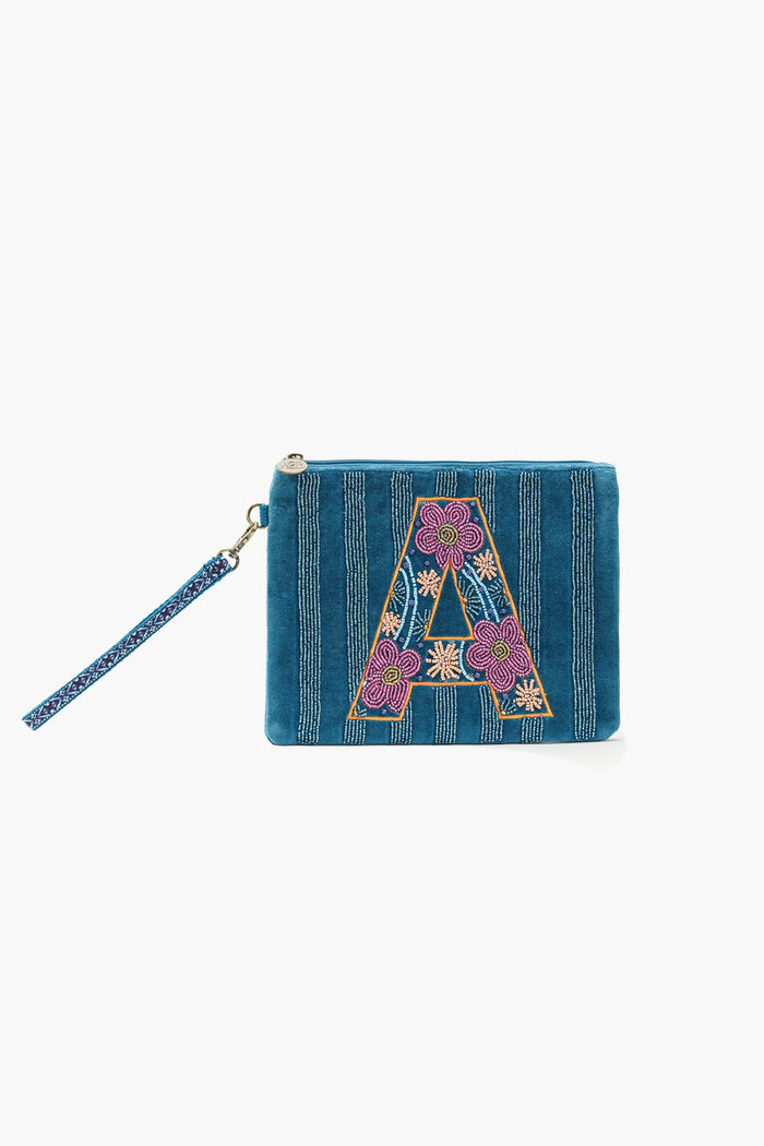 Luxury Velvet Alphabet Pouch