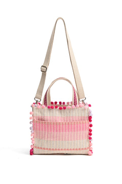 Whimsical Beige Mini Tote Bag
