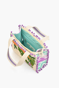 Lavender Blooms Mini Tote Bag