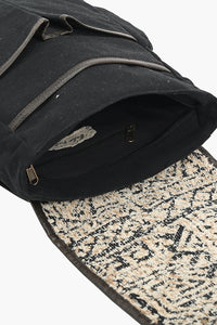 Jacquard Black Laptop Backpack