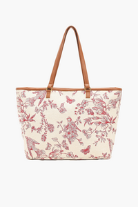 Safari Tote Bag - Maroon