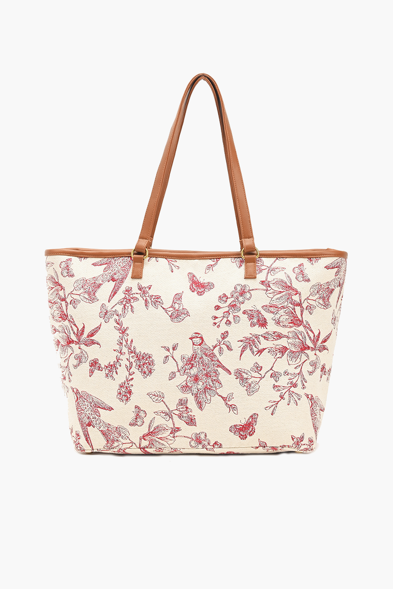 Safari Tote Bag - Maroon