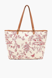 Safari Tote Bag - Maroon