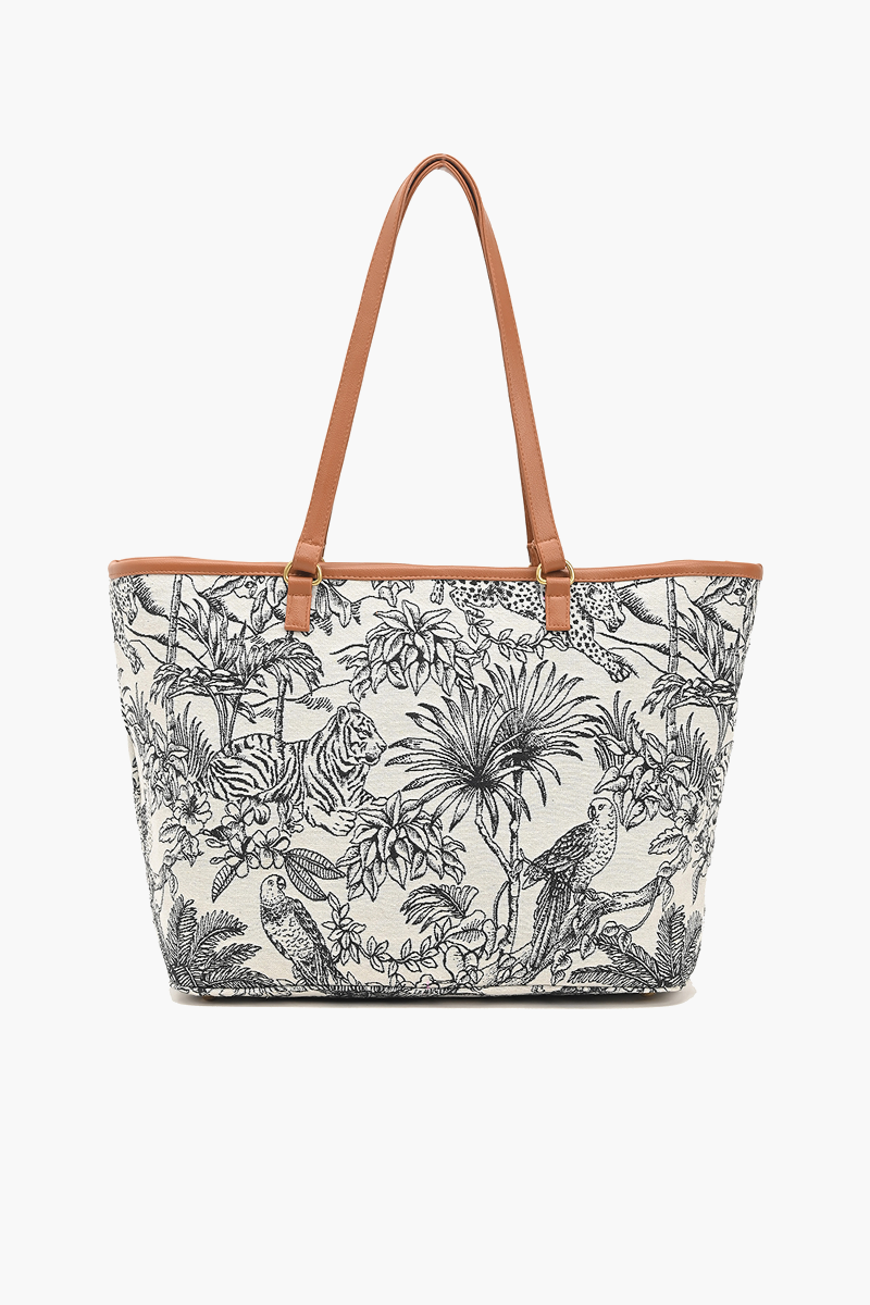 Safari Tote Bag - Black