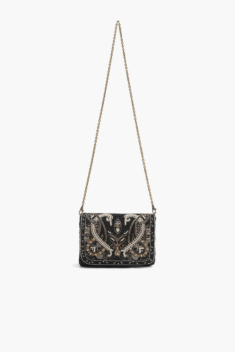 Moonless Night Embellished Shoulder Bag