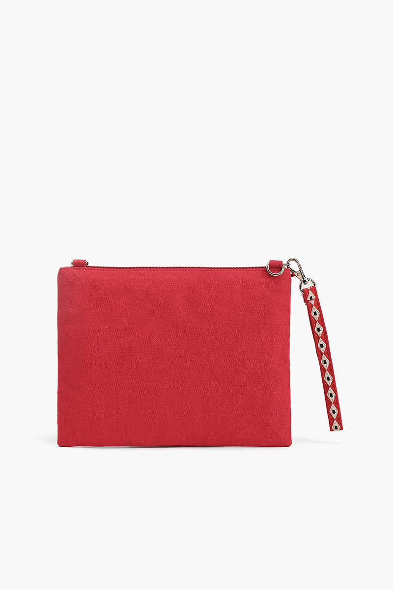 Super Mom Hand-Beaded Clutch Shoulder Bag