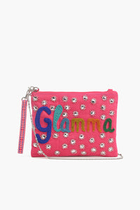 Shine & Glamma Hand Beaded Clutch