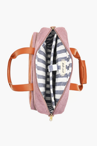 Blush Utility Bag With Additional Storage