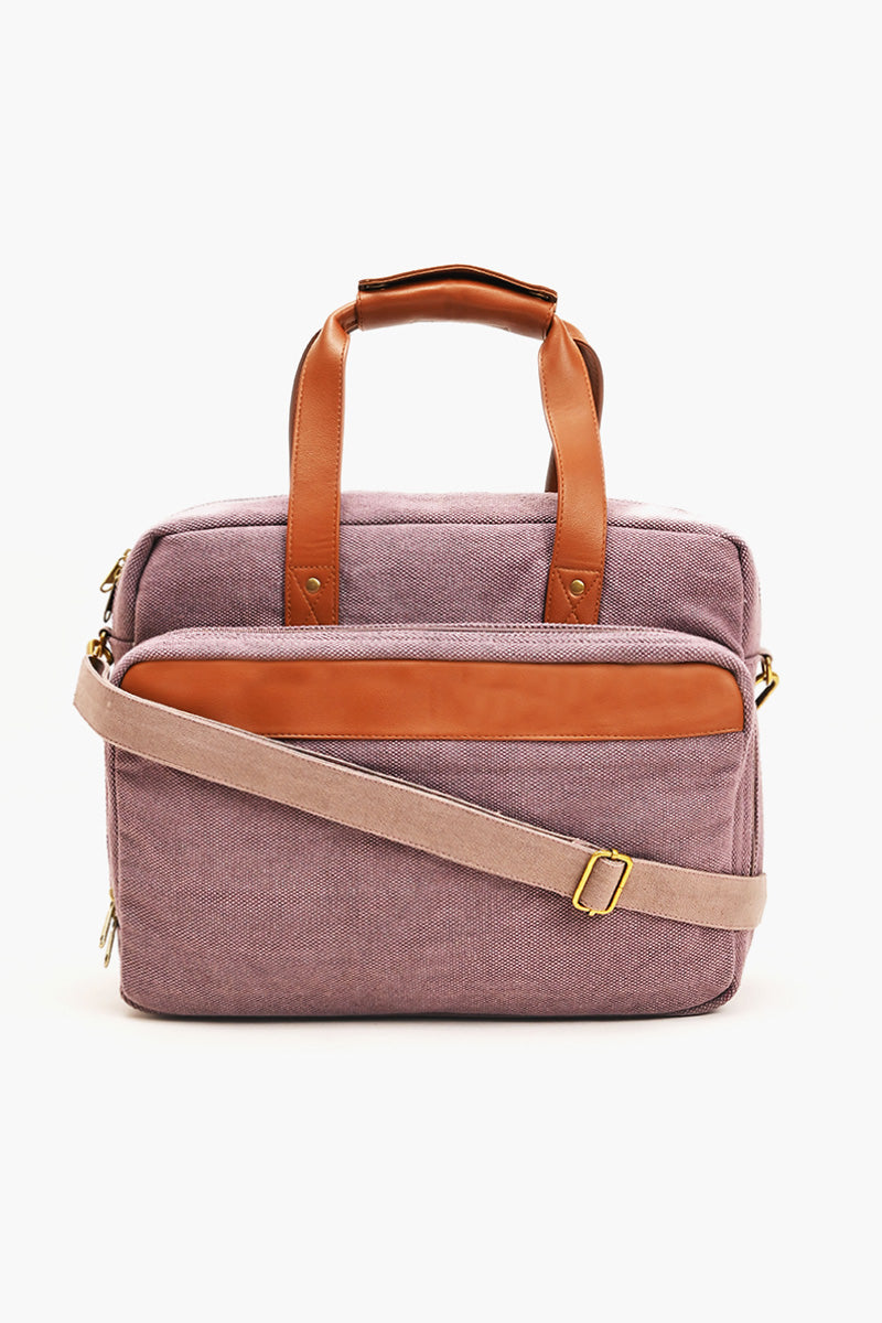 Blush Utility Bag With Additional Storage