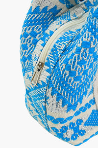 Bohemian Embellished Tote Bag - Blue