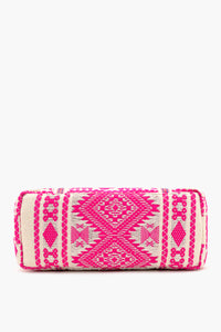 Bohemian Embellished Tote Bag - Pink