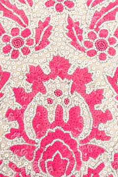 Bohemian Embellished Pink Tote Bag