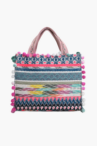 Whimsical Pink Mini Tote Bag