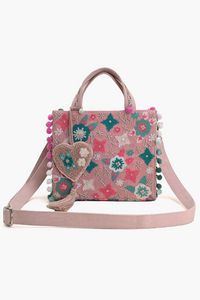 Whimsical Pink Mini Tote Bag