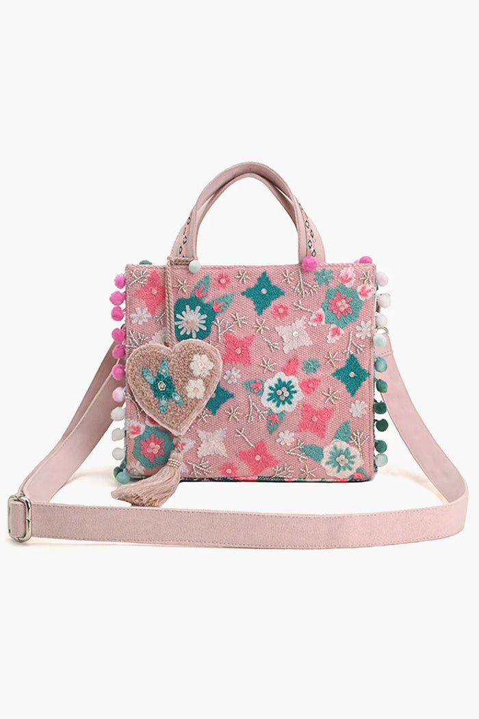 Whimsical Pink Mini Tote Bag