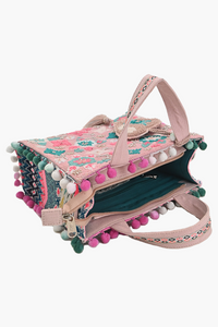 Whimsical Pink Mini Tote Bag