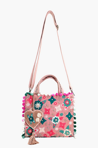 Whimsical Pink Mini Tote Bag