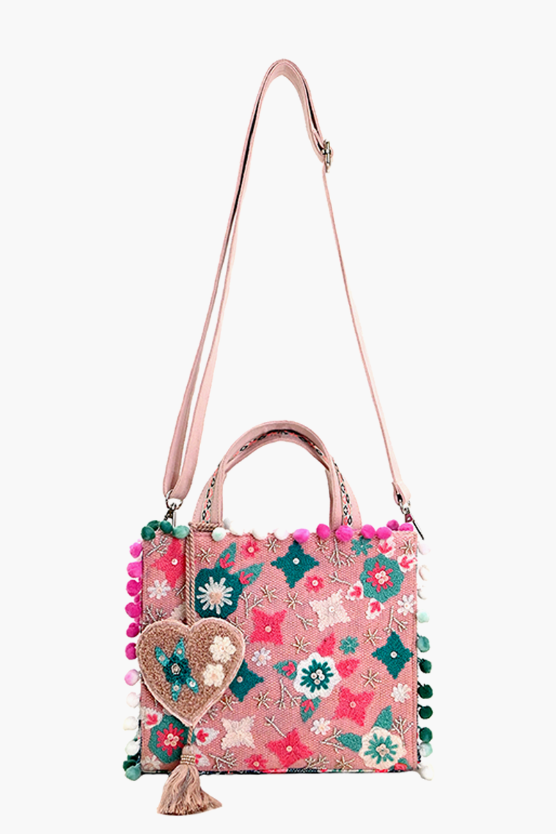 Whimsical Pink Mini Tote Bag
