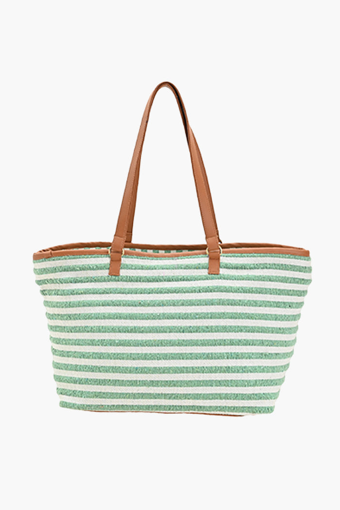 Linea Pista Green Tote Bag