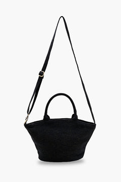 Honeybee Embellished Mini Bucket Crossbody Bag