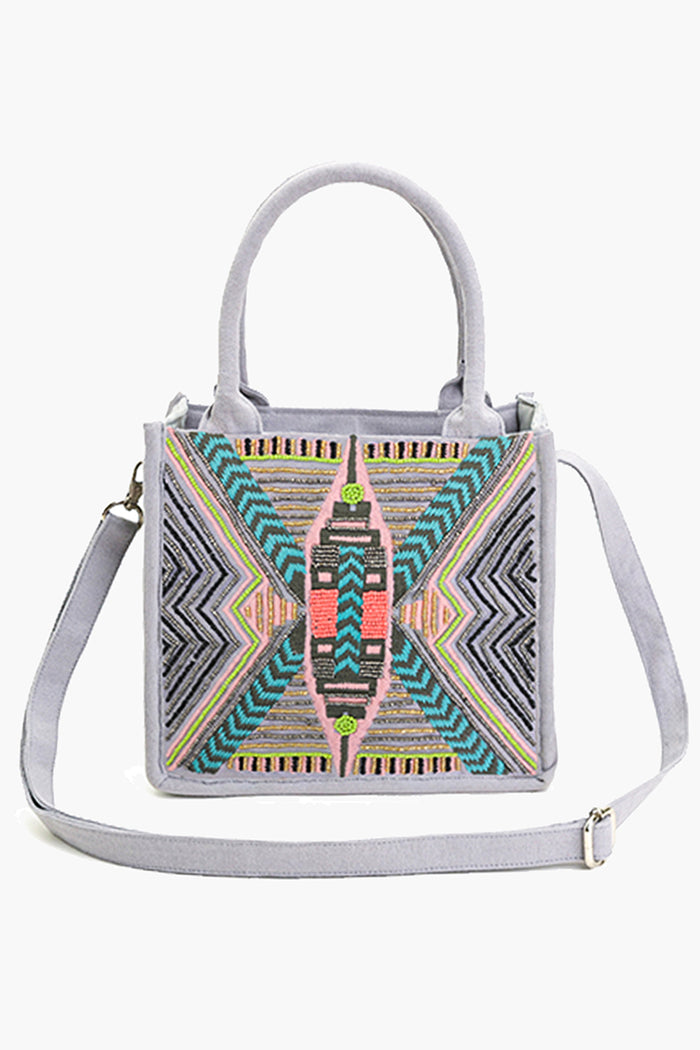 Frost Grey Mini Tote Bag