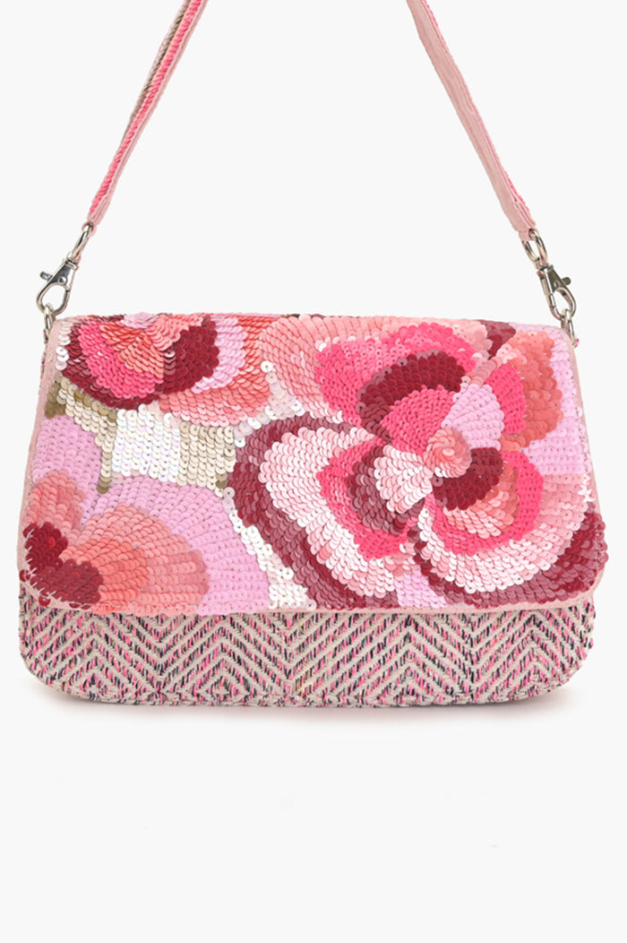 Rosy Sparkle Shoulder Bag