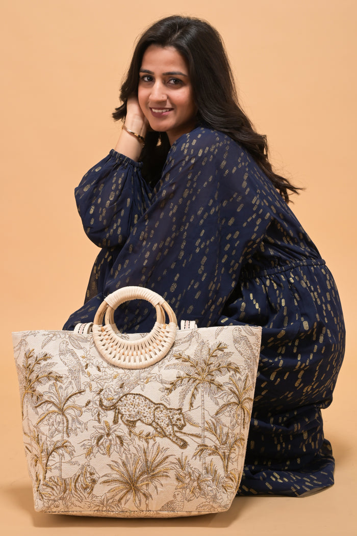 Golden Jungle Tote