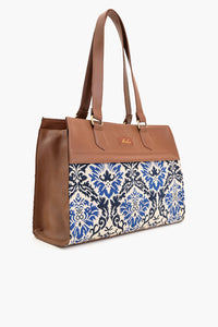 The Chevron Scholar Laptop Tote