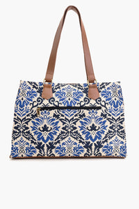 The Chevron Scholar Laptop Tote