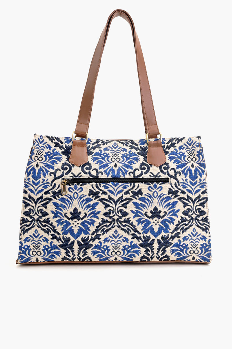 The Chevron Scholar Laptop Tote