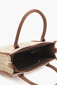 The Herringbone Haven Tote