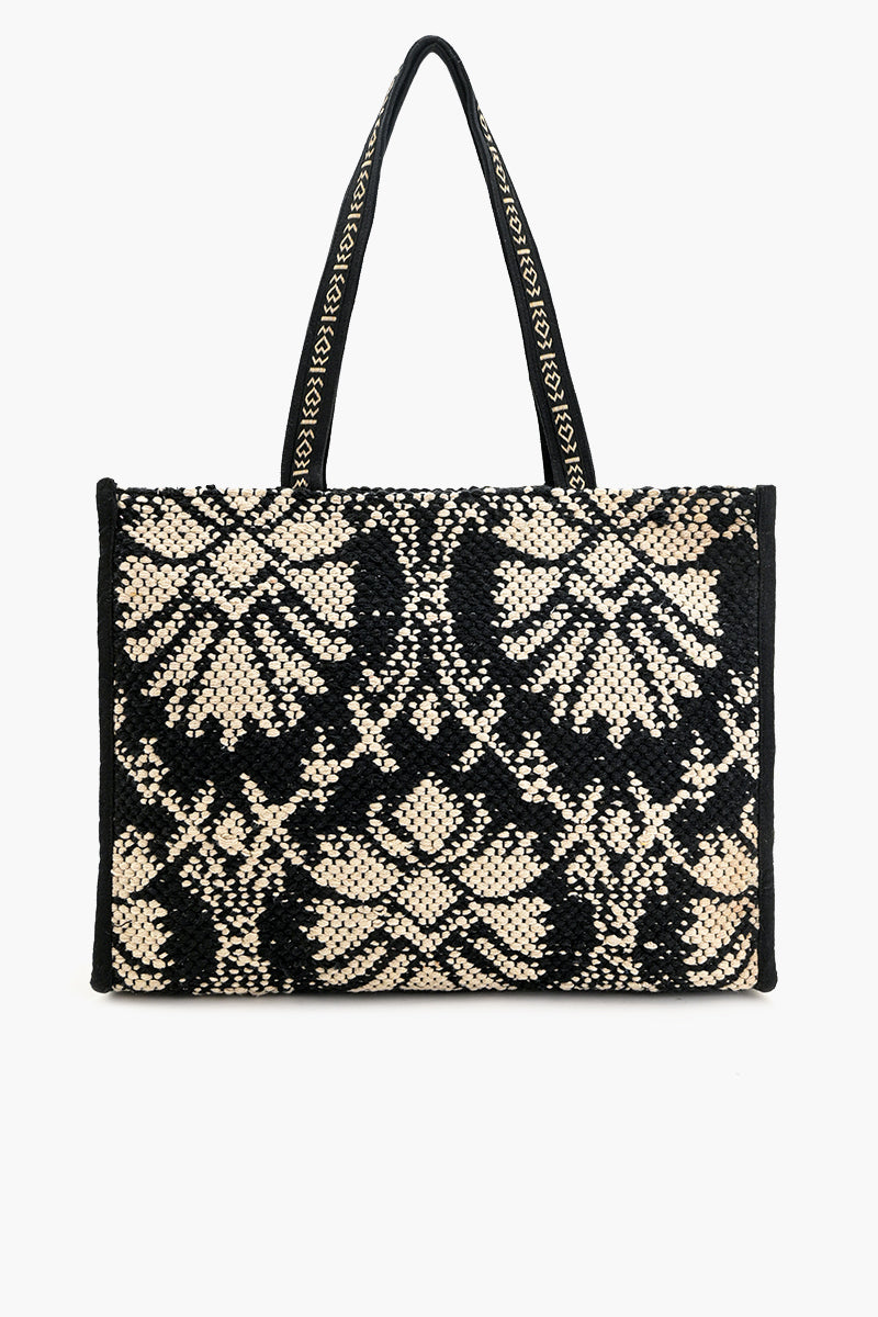 Midnight Bloom Tote