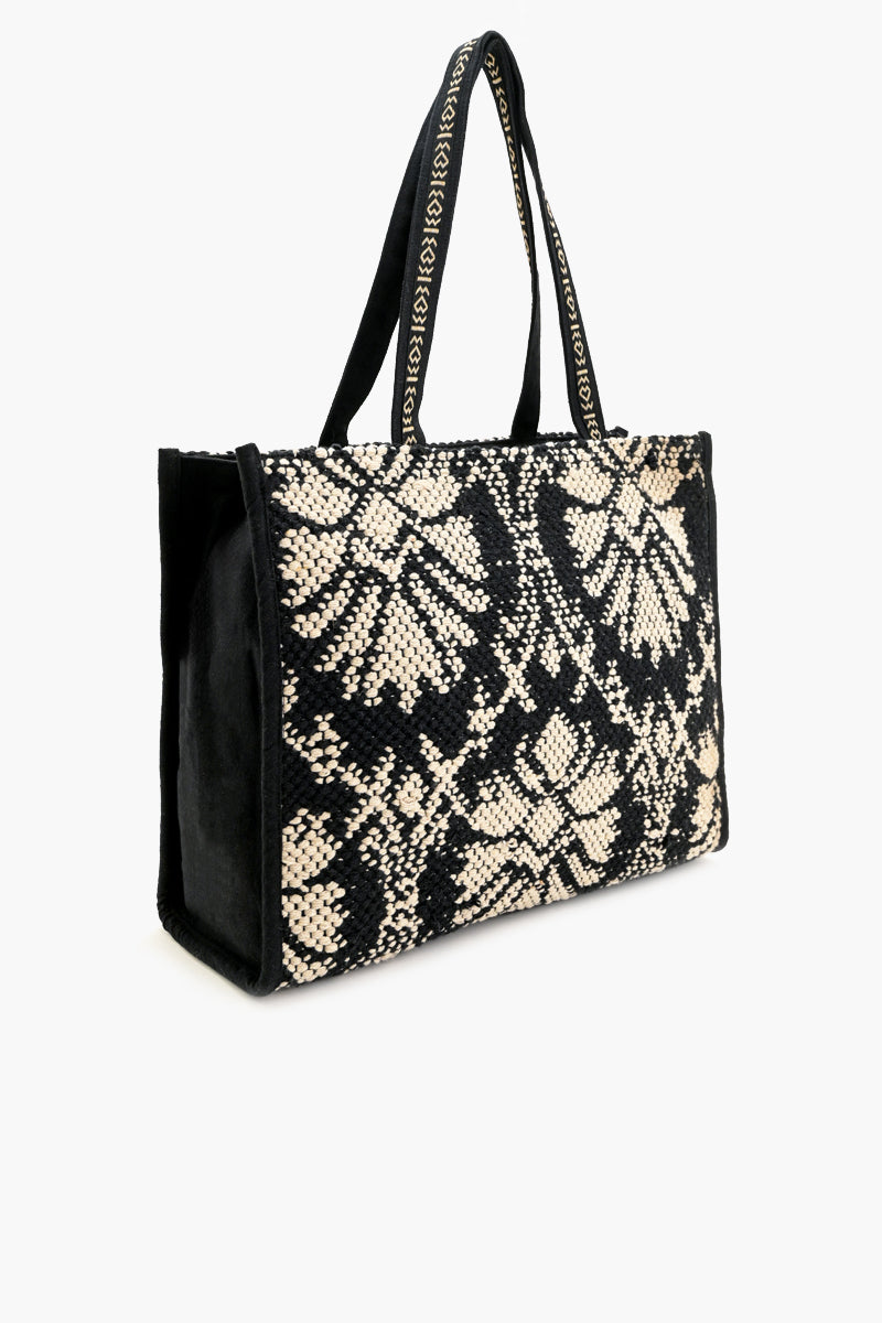 Midnight Bloom Tote