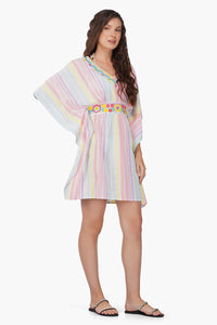 Sasha Candy Striped Floral Dress