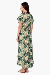 Tropical Overlap Maxi Dress