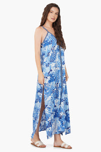 Meghan Tropical Blues Dress
