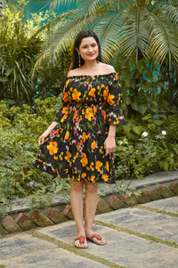Blooming Tales Off The Shoulder Dress