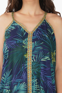 Indigo Queen Slip Dress