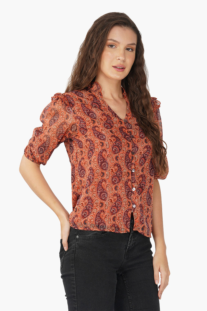 Paint Me Paisley Top