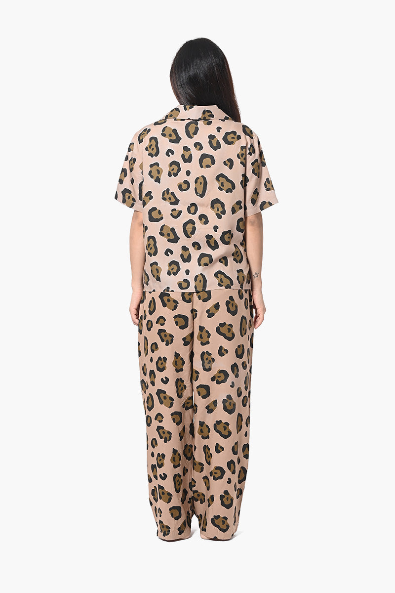 Animal Print Night Suit