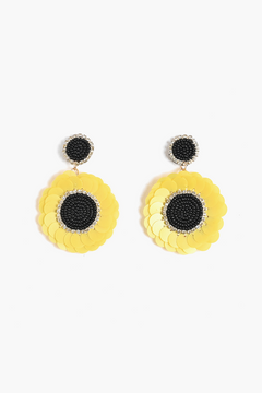 Sunflower Drop Earrings