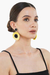 Sunflower Drop Earrings