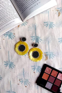Sunflower Drop Earrings