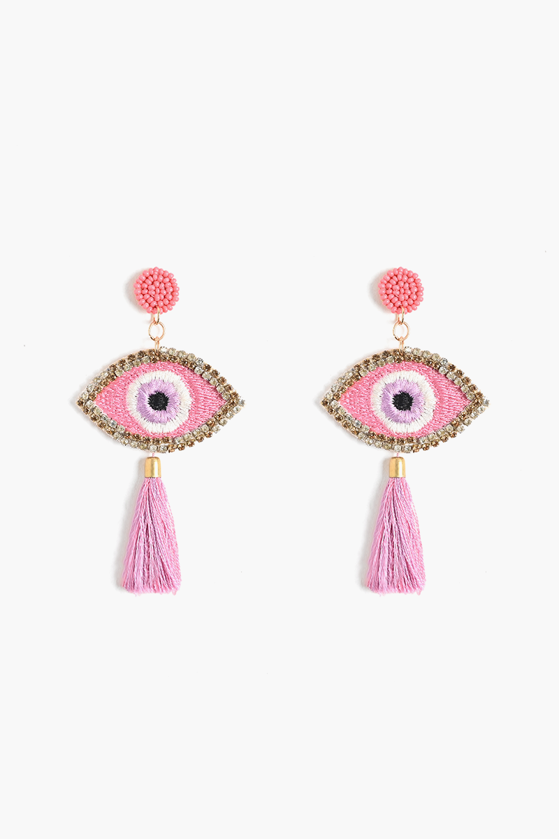Blushing Tassels Drop Earrings