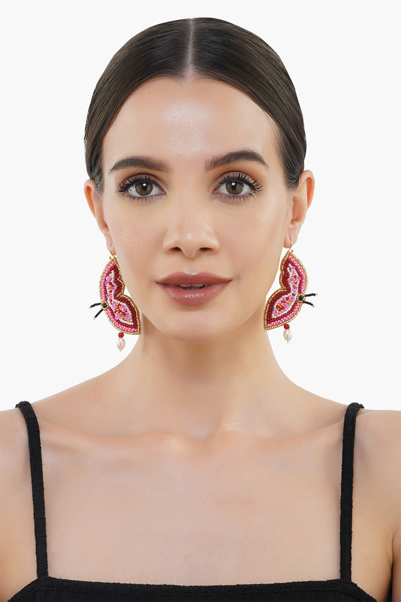 Buttercup Beaded Earrings